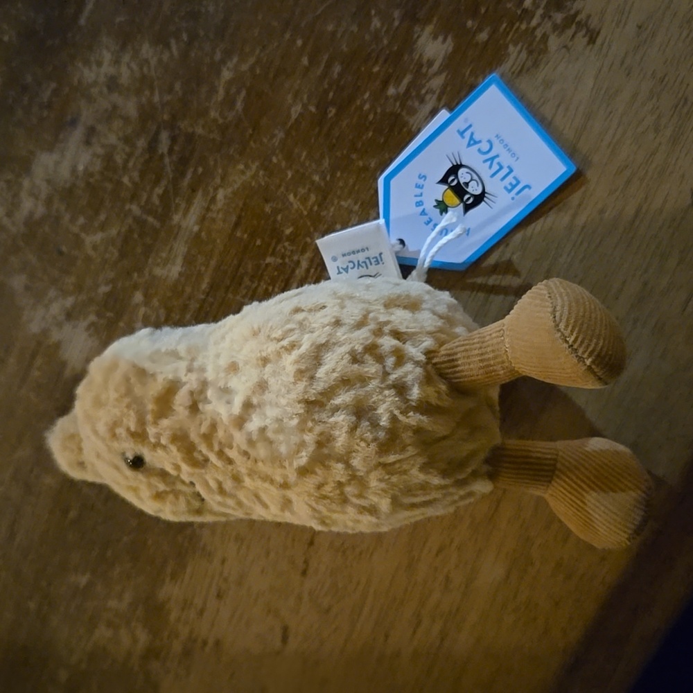 Jellycat AMUSEABLE PEANUT Soft Plush Toy 6x3" BNWT Authentic - Picture 3 of 4